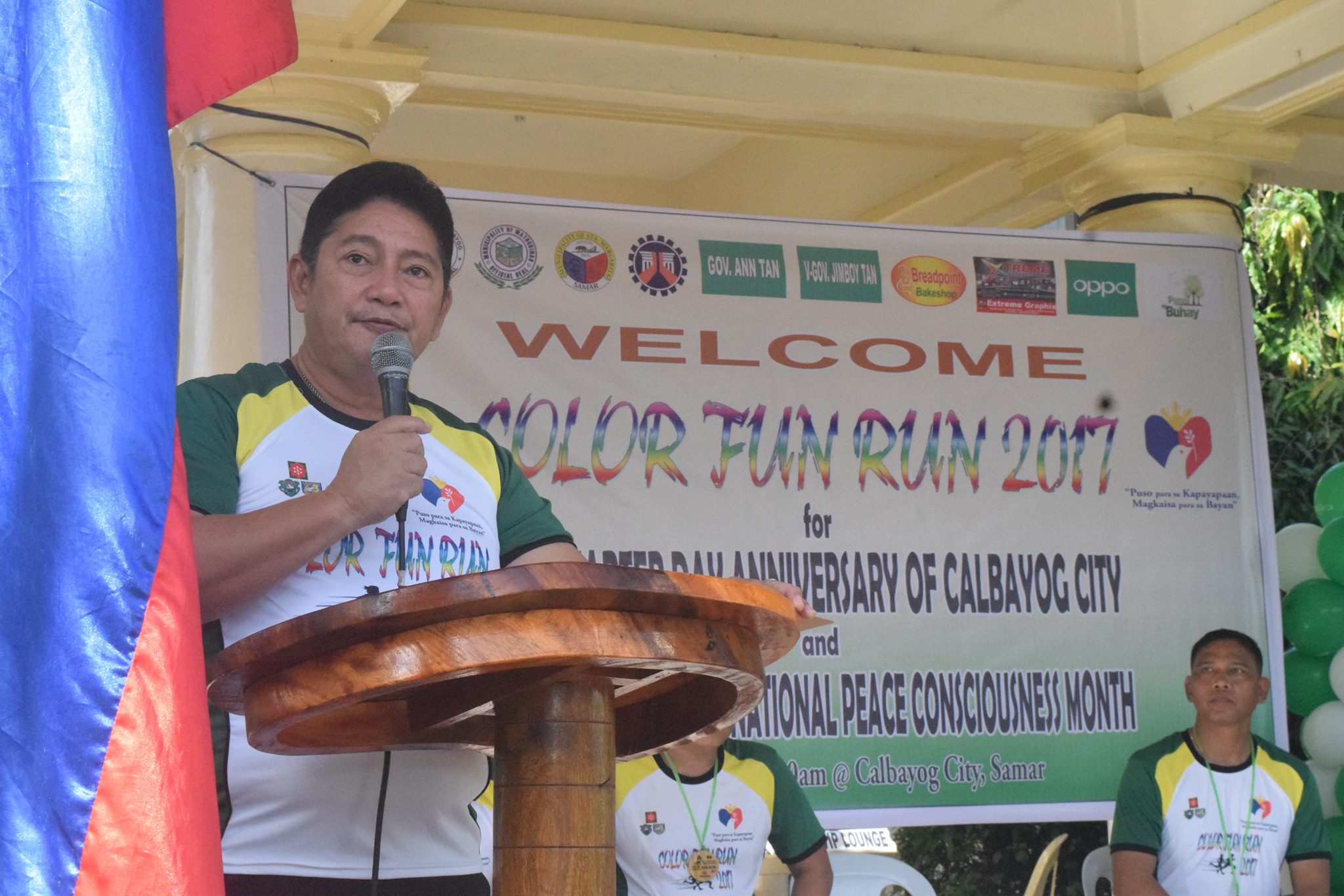 “ADLAW SAN CALBAYOG 2017” CELEBRATION KICKS OFF WITH COLOR FUN RUNElderly Week Culmination and Malaya Camp Fire, also in the First day of Festivities