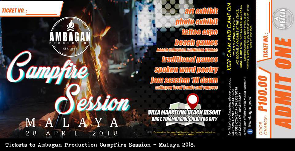 2018 AMBAGAN CAMPFIRE AT VILLA MARCELINA