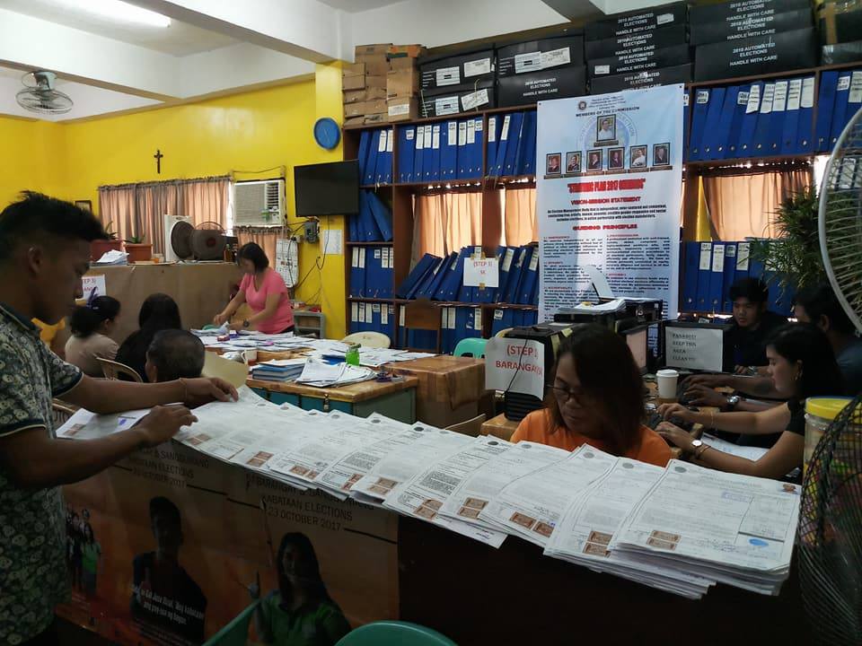 BARANGAY & SK ELECTIONS 2018: 4,246 BEAT THE DEADLINE FOR FILING OF COCs