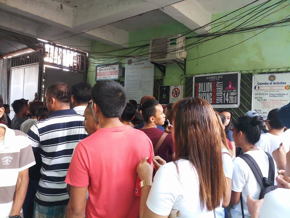 BARANGAY & SK ELECTIONS 2018: 4,246 BEAT THE DEADLINE FOR FILING OF COCs