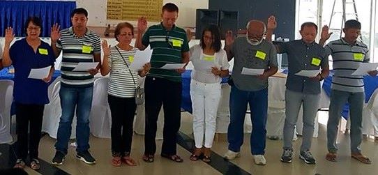 NEW SET OF CALBAYOG LIGA OFFICERS INDUCTED TO OFFICE