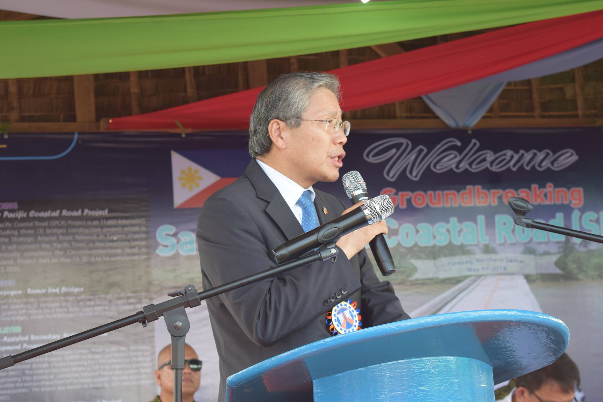 SEC. VILLAR LED GROUNDBREAKING OF THE P997.5 M SAMAR PACIFIC COASTAL ROAD PROJECT