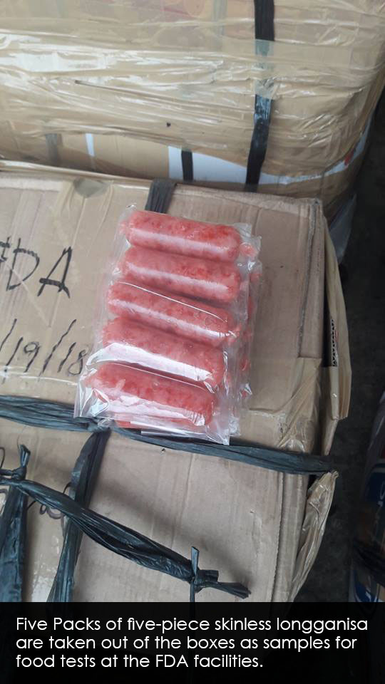 ASSORTED PROCESSED MEAT INTERCEPTED AT MANGUINOO PORT