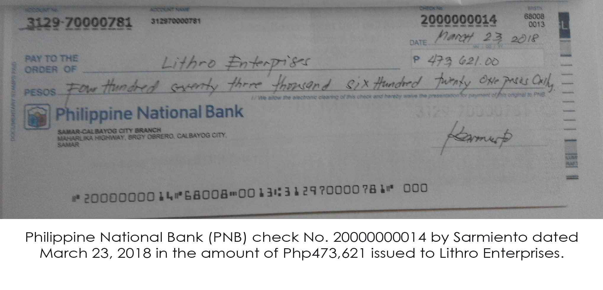 TRADER DIVESTS BUSINESSMEN PHP2M UNPAID GOODS